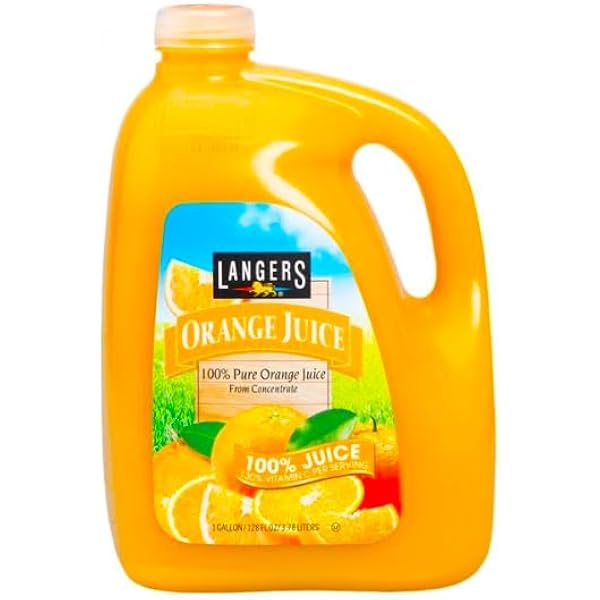 Amazon.co.jp: 100% オレンジジュース 3.78L×1本 ランガー ズ